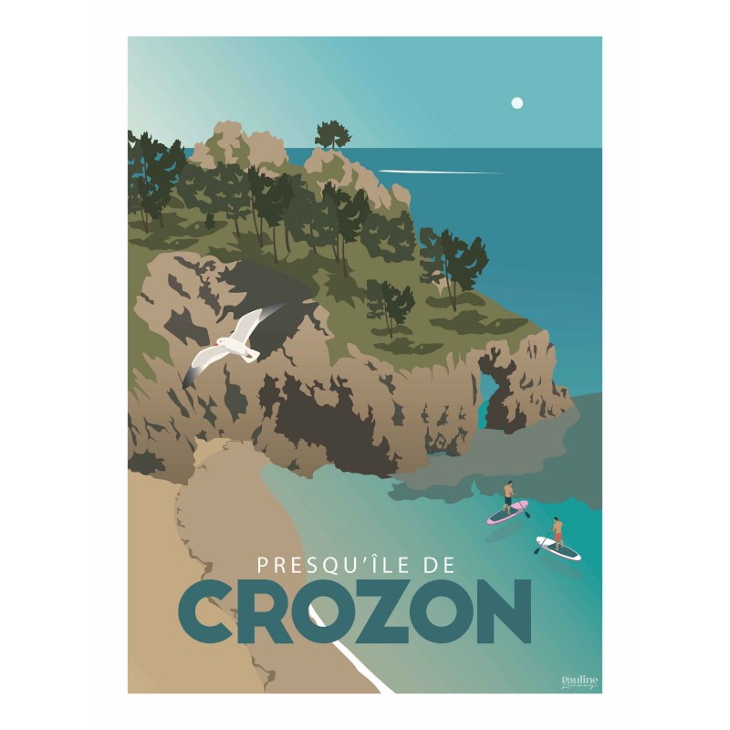 Affiche 30x40 - Presqu'ile de crozon