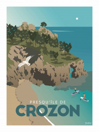 Affiche 30x40 - Presqu'ile de crozon