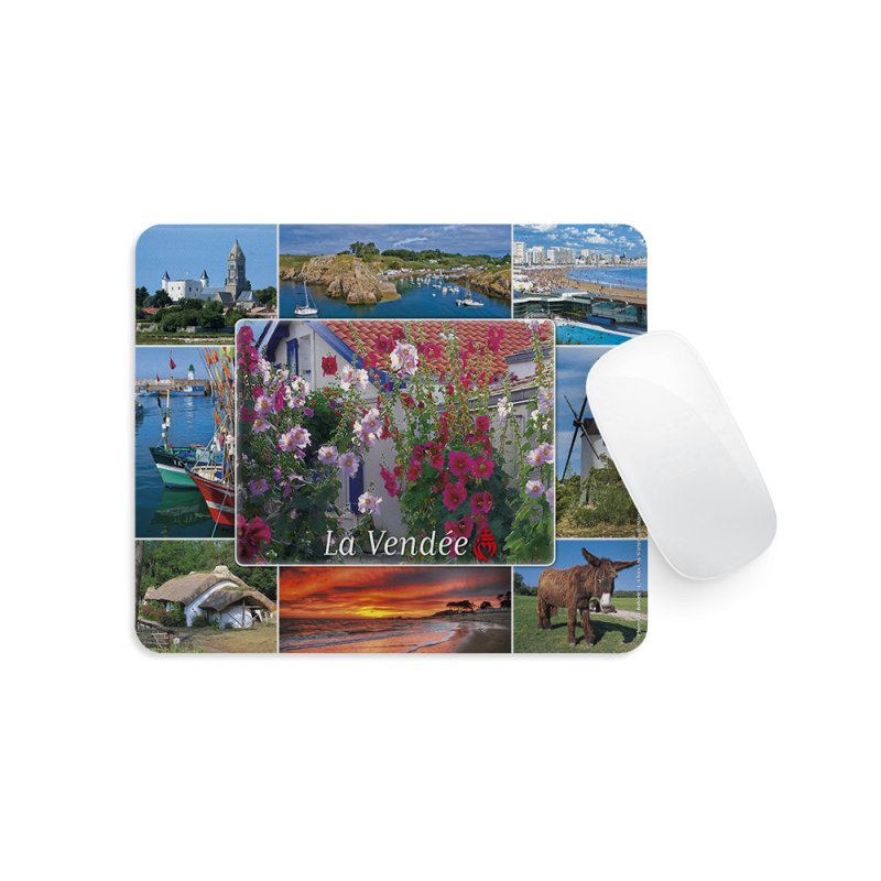 Tapis de Souris - Roses tremieres