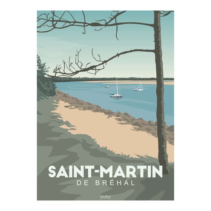 Affiche 30x40 - Saint martin de brehal