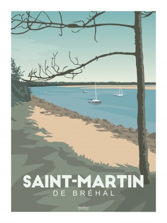 Affiche 30x40 - Saint martin de brehal