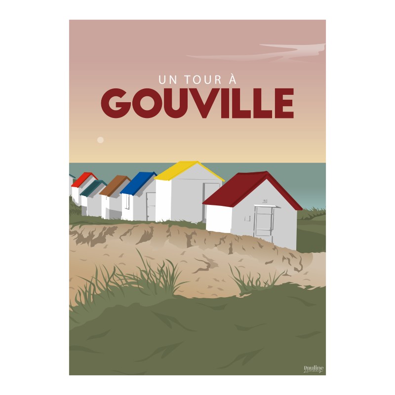 Affiche 30x40 - Un tour a gouville