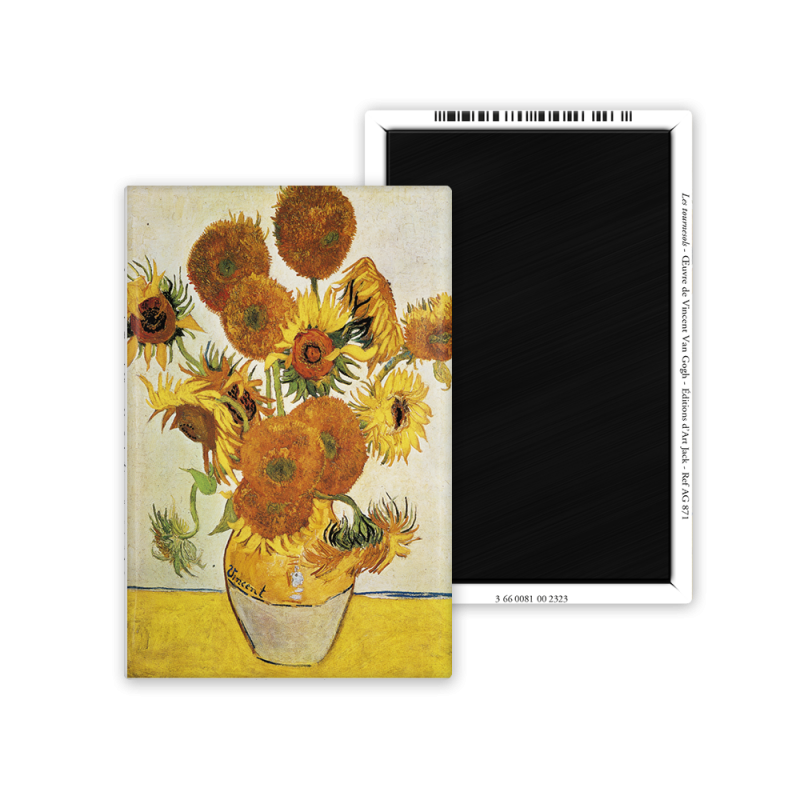 Magnet 55x80 - Van gogh - les tournesols