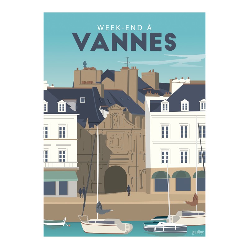 Affiche 30x40 - Weekend a vannes