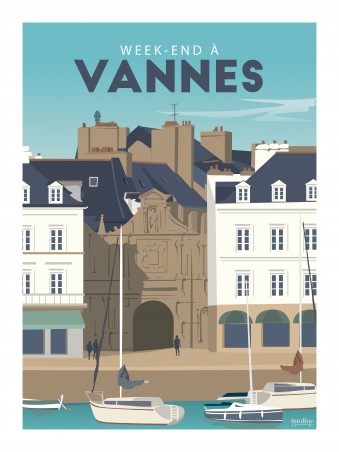 Affiche 30x40 - Weekend a vannes