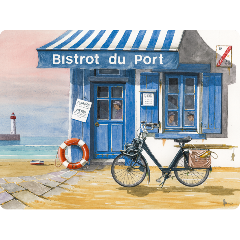 Sets plastifies - Morel - bistrot du port