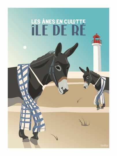 Les ânes en culottes, île de Ré