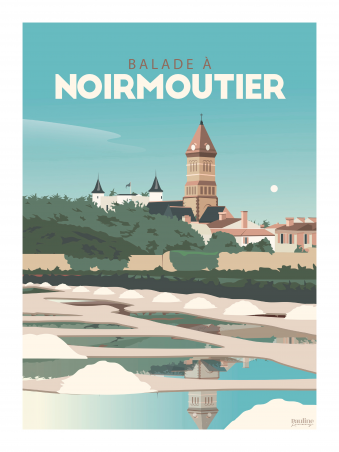 Affiche 30x40 - Balade a noirmoutier