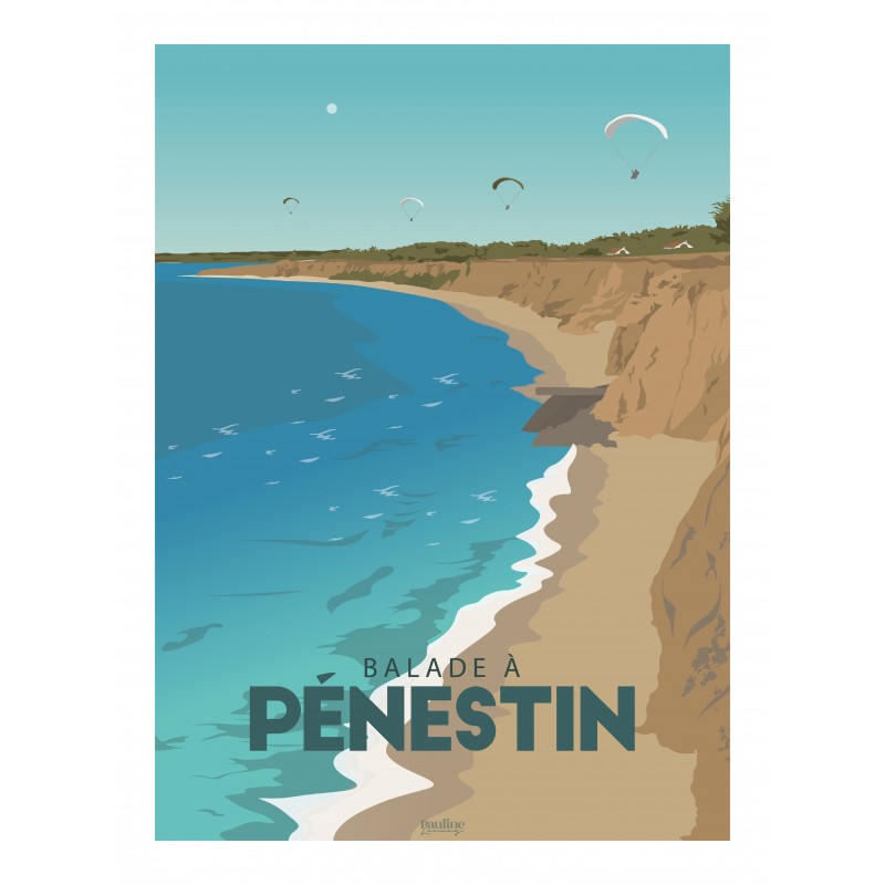 Affiche 30x40 - Balade a penestin