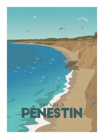 Affiche 30x40 - Balade a penestin