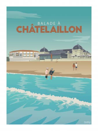 Affiche 30x40 - Chatelaillon plage