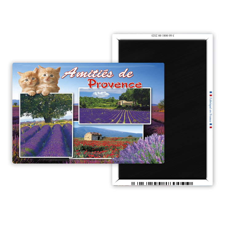Magnet 55x80 - Amities de provence...(3 vues)