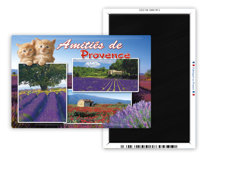 Magnet 55x80 - Amities de provence...(3 vues)