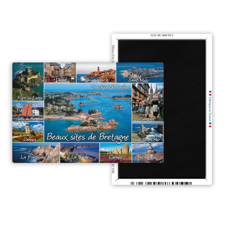 Magnet 55x80 - Beaux sites de bretagne...(13 vues)