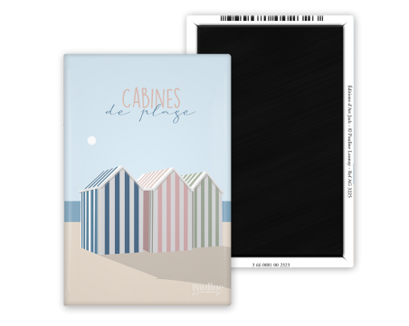 Magnet 55x80 - Cabines de plage