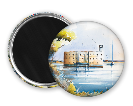 Magnet rond - Bertaux - fort boyard