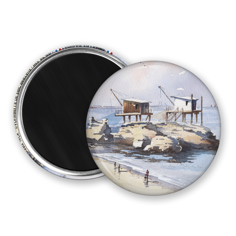 Magnet rond - Bertaux - les carrelets