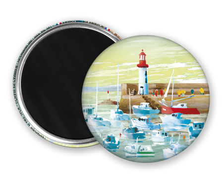 Magnet rond - Cambier - le port
