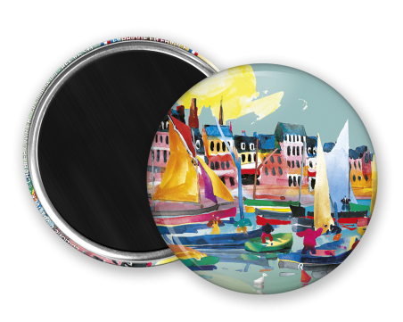 Magnet rond - Cambier - le port