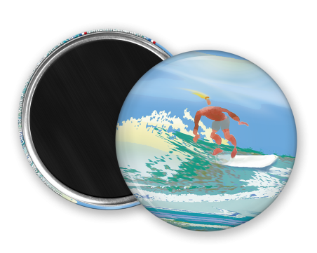 Magnet rond - Cambier - surf
