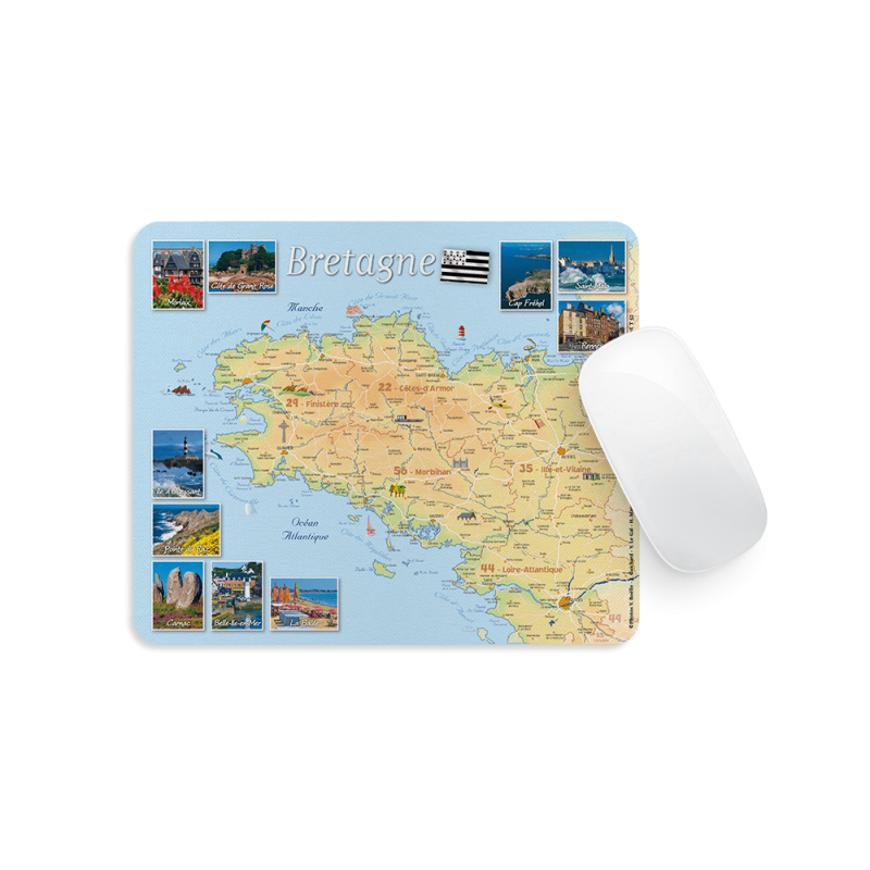 Tapis de Souris - Carte et sites touristiques