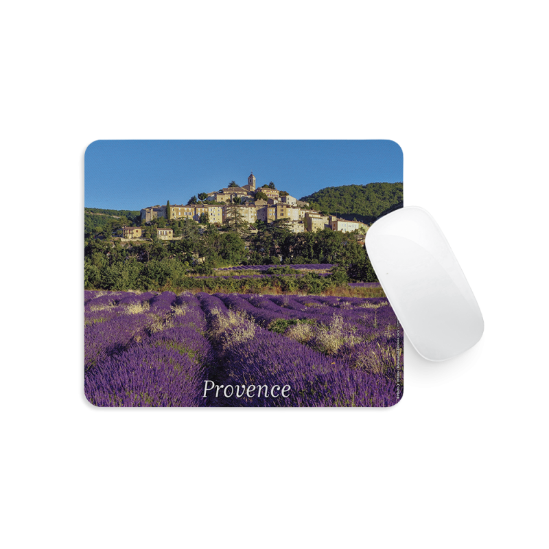 Tapis de Souris - Champ de lavande et village