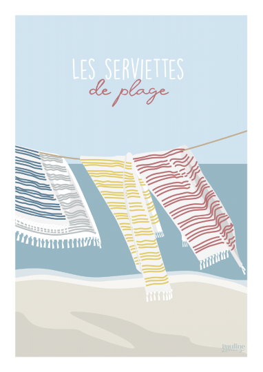 Les serviettes de plage