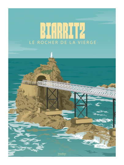 Biarritz, Le rocher de la Vierge