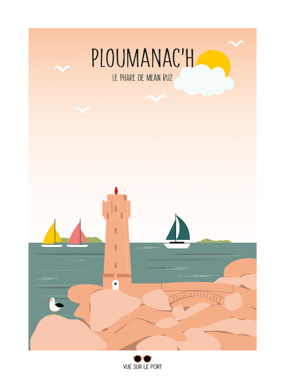 Ploumanac'h, le phare de Mean Ruz