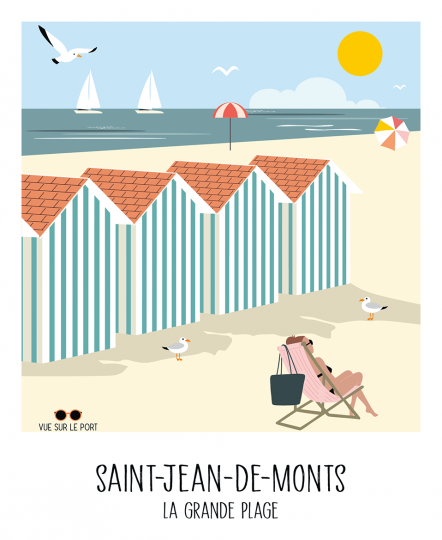 Saint-Jean-de-Monts, la grande plage