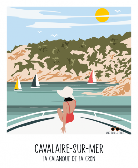 Cavalaire-sur-Mer, La calanque de la cron