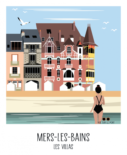 Mers-les-Bains, les villas
