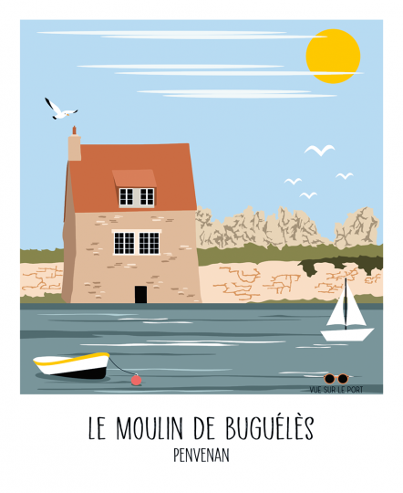 Bugeles Le moulin de Bugélès, Penvénan