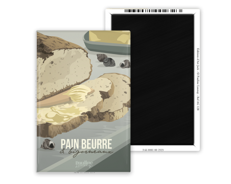 Magnet 55x80 - Pain beurre et bigorneaux