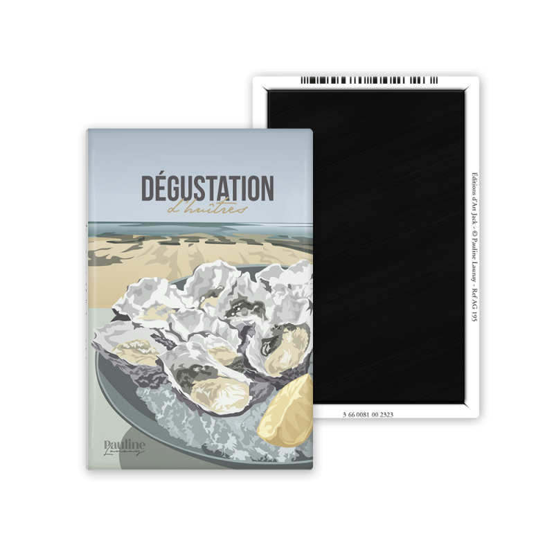 Magnet 55x80 - Dégustation d'huître