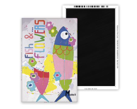 Magnet 55x80 - fish & flowers Magnet 55x80 - fish & flowers