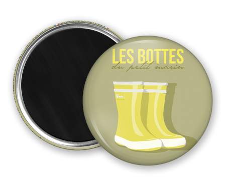 Magnet rond - Les bottes