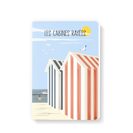 Notebook 15x21 - Les cabanes rayées