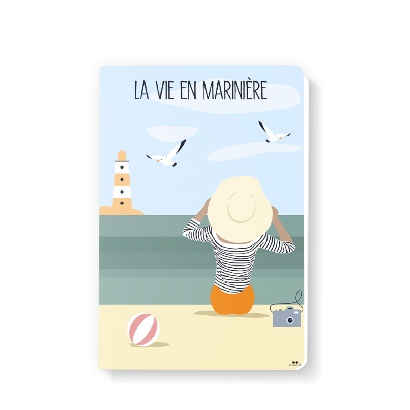 Notebook 15x21 - La vie en marinière Notebook 15x21 - La vie en marinière