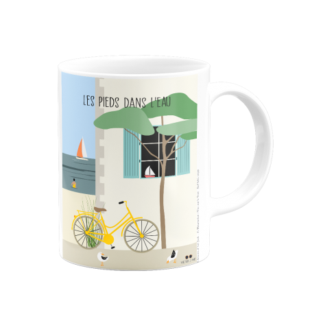 Mug - Vacances à la mer/pieds dans l'eau Mug - Vacances à la mer/pieds dans l'eau