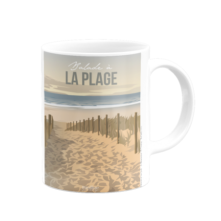 Mug - Air de vacances/balade à la plage