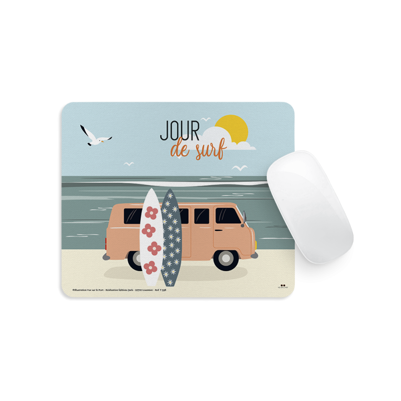 Tapis de souris - Jour de surf