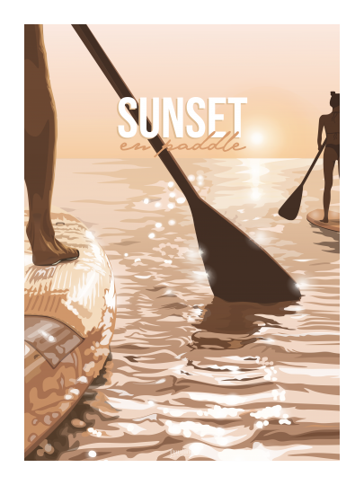 Sunset en paddle