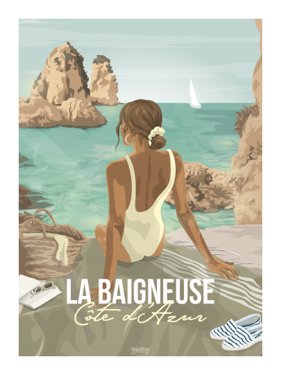 La baigneuse, Côte d'Azur