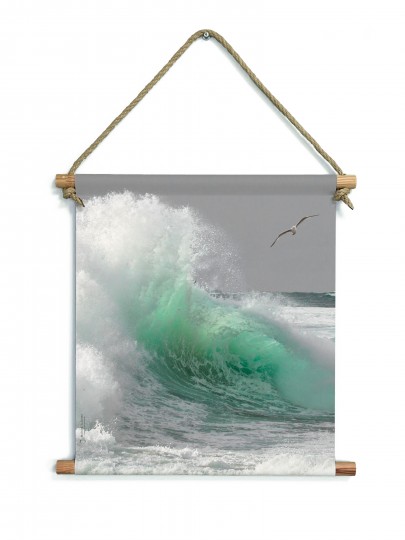 La mouette et la vague