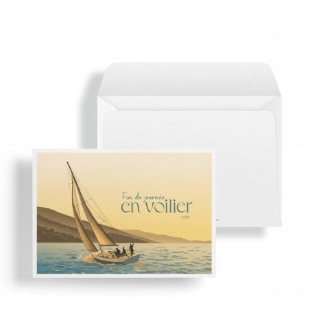 Fin de journée en voilier