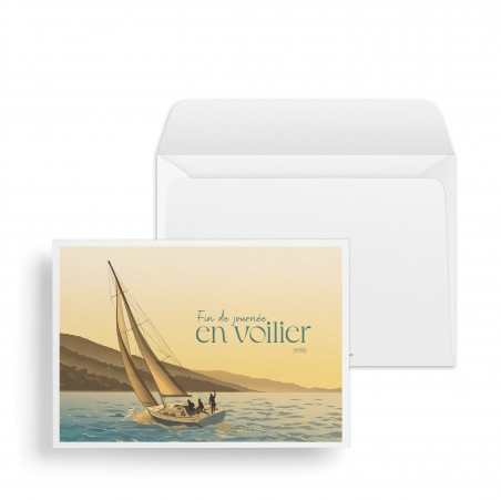 Fin de journée en voilier