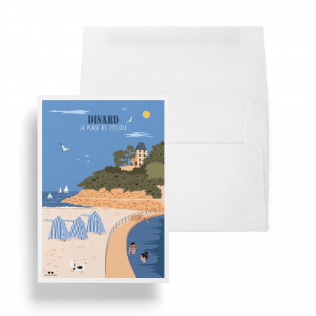 Dinard la plage de l'écluse