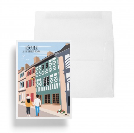 Tréguier - La rue Ernest Renan