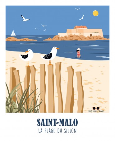Saint-Malo la plage du sillon